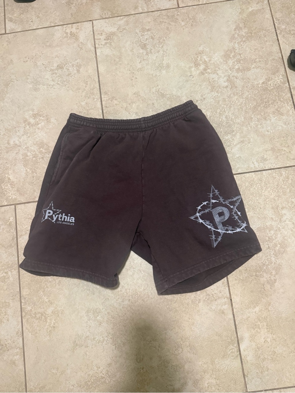 Black Men's Logo Shorts